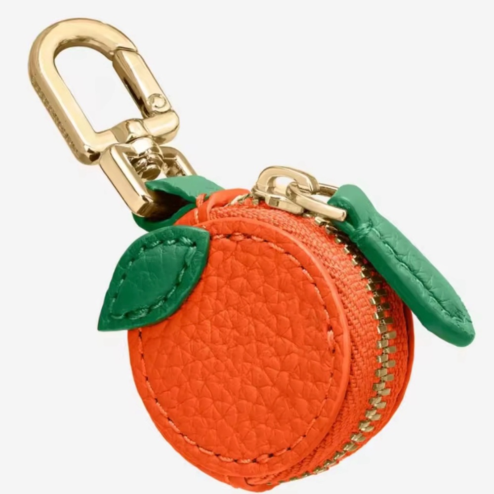 Orange key chain bag purse decoration fruit - Picture 3 of 3